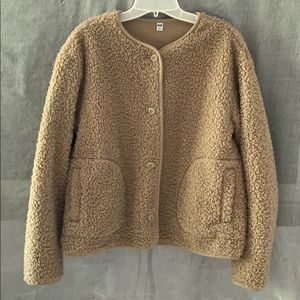 Uniqlo Fleece Collarless Jacket